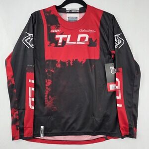 Troy Lee Designs GP Youth Motocross Jersey Large Astro Red Black MTB BMX NWT